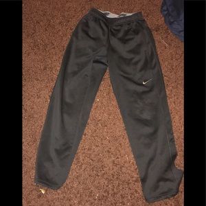 Black nike thermal sweatpants